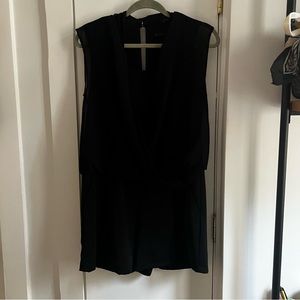 All Saints black romper with pockets